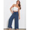 imageANRABESS Womens Linen Palazzo Pants Summer Flowy Wide Leg Drawstring Casual Trousers with Pockets Beach Vacation OutfitsDeep Blue
