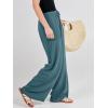 imageANRABESS Womens Linen Palazzo Pants Summer Flowy Wide Leg Drawstring Casual Trousers with Pockets Beach Vacation OutfitsLake