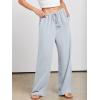 imageANRABESS Womens Linen Palazzo Pants Summer Flowy Wide Leg Drawstring Casual Trousers with Pockets Beach Vacation OutfitsLight Blue