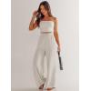 imageANRABESS Womens Linen Pants 2025 Summer Casual Loose Wide Leg Palazzo Pants High Waist Flowy Beach Trousers Work OutfitsBeige