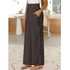 imageANRABESS Womens Linen Pants 2025 Summer Casual Loose Wide Leg Palazzo Pants High Waist Flowy Beach Trousers Work OutfitsCoffee