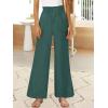 imageANRABESS Womens Linen Pants 2025 Summer Casual Loose Wide Leg Palazzo Pants High Waist Flowy Beach Trousers Work OutfitsGreen