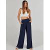 imageANRABESS Womens Linen Pants 2025 Summer Casual Loose Wide Leg Palazzo Pants High Waist Flowy Beach Trousers Work OutfitsNavy Blue