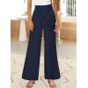 imageANRABESS Womens Linen Pants 2025 Summer Casual Loose Wide Leg Palazzo Pants High Waist Flowy Beach Trousers Work OutfitsNavy Blue
