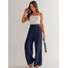 imageANRABESS Womens Linen Pants 2025 Summer Casual Loose Wide Leg Palazzo Pants High Waist Flowy Beach Trousers Work OutfitsNavy Blue
