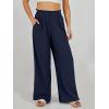 imageANRABESS Womens Linen Pants 2025 Summer Casual Loose Wide Leg Palazzo Pants High Waist Flowy Beach Trousers Work OutfitsNavy Blue