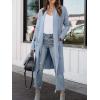 imageANRABESS Womens Long Cardigan Sweater 2025 Fall Fashion Casual Oversized Knit Open Front Coatigan Jacket Coat OutfitsBlue