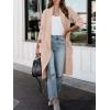 imageANRABESS Womens Long Cardigan Sweater 2025 Fall Fashion Casual Oversized Knit Open Front Coatigan Jacket Coat OutfitsPink