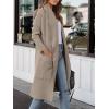 imageANRABESS Womens Long Cardigan Sweater 2025 Fall Fashion Casual Oversized Knit Open Front Coatigan Jacket Coat OutfitsTaupe