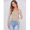 imageANRABESS Womens Long Sleeve Tops Casual Scoop Neck Ribbed Knit TShirt Slim Fitted Basic Tee Shirts 2025 Fall Trendy ClothesBeige