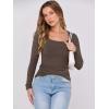 imageANRABESS Womens Long Sleeve Tops Casual Scoop Neck Ribbed Knit TShirt Slim Fitted Basic Tee Shirts 2025 Fall Trendy ClothesCoffee