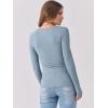 imageANRABESS Womens Long Sleeve Tops Casual Scoop Neck Ribbed Knit TShirt Slim Fitted Basic Tee Shirts 2025 Fall Trendy ClothesGrey Blue