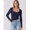 imageANRABESS Womens Long Sleeve Tops Casual Scoop Neck Ribbed Knit TShirt Slim Fitted Basic Tee Shirts 2025 Fall Trendy ClothesNavy Blue