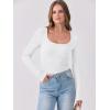 imageANRABESS Womens Long Sleeve Tops Casual Scoop Neck Ribbed Knit TShirt Slim Fitted Basic Tee Shirts 2025 Fall Trendy ClothesWhite