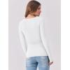 imageANRABESS Womens Long Sleeve Tops Casual Scoop Neck Ribbed Knit TShirt Slim Fitted Basic Tee Shirts 2025 Fall Trendy ClothesWhite