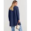 imageANRABESS Womens Open Front Knit Lightweight Cardigan Casual Long Coatigan Sweater Lady Jacket Coat 2025 Fall OuterwearNavy Blue