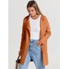 imageANRABESS Womens Open Front Knit Lightweight Cardigan Casual Long Coatigan Sweater Lady Jacket Coat 2025 Fall OuterwearOrange Rust