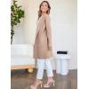 imageANRABESS Womens Open Front Knit Lightweight Cardigan Casual Long Coatigan Sweater Lady Jacket Coat 2025 Fall OuterwearPeachy Khaki