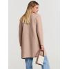imageANRABESS Womens Open Front Knit Lightweight Cardigan Casual Long Coatigan Sweater Lady Jacket Coat 2025 Fall OuterwearPeachy Khaki