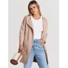 imageANRABESS Womens Open Front Knit Lightweight Cardigan Casual Long Coatigan Sweater Lady Jacket Coat 2025 Fall OuterwearPeachy Khaki