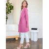 imageANRABESS Womens Open Front Knit Lightweight Cardigan Casual Long Coatigan Sweater Lady Jacket Coat 2025 Fall OuterwearRose