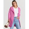 imageANRABESS Womens Open Front Knit Lightweight Cardigan Casual Long Coatigan Sweater Lady Jacket Coat 2025 Fall OuterwearRose