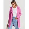 imageANRABESS Womens Open Front Knit Lightweight Cardigan Casual Long Coatigan Sweater Lady Jacket Coat 2025 Fall OuterwearRose
