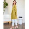 imageANRABESS Womens Open Front Knit Lightweight Cardigan Casual Long Coatigan Sweater Lady Jacket Coat 2025 Fall OuterwearYellow