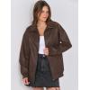 imageANRABESS Womens Oversized Leather Jackets Faux Suede Fall Fashion Motorcycle Coats Winter Outfits Clothes 2025 Brown Medium
