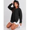 imageANRABESS Womens Oversized Sweatshirts Crewneck Long Sleeve Tunic Pullover Shirts Side Zipper Hoodies 2025 Fall ClothesBlack