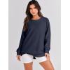 imageANRABESS Womens Oversized Sweatshirts Crewneck Long Sleeve Tunic Pullover Shirts Side Zipper Hoodies 2025 Fall ClothesNavy Blue