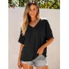 imageANRABESS Womens Oversized T Shirts Short Sleeve V Neck Summer Tops Casual Loose Basic Plain Tee Shirts 2025 Clothes OutfitsBlack