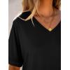 imageANRABESS Womens Oversized T Shirts Short Sleeve V Neck Summer Tops Casual Loose Basic Plain Tee Shirts 2025 Clothes OutfitsBlack