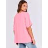 imageANRABESS Womens Oversized T Shirts Short Sleeve V Neck Summer Tops Casual Loose Basic Plain Tee Shirts 2025 Clothes OutfitsPink
