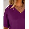 imageANRABESS Womens Oversized T Shirts Short Sleeve V Neck Summer Tops Casual Loose Basic Plain Tee Shirts 2025 Clothes OutfitsPurple