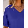 imageANRABESS Womens Oversized T Shirts Short Sleeve V Neck Summer Tops Casual Loose Basic Plain Tee Shirts 2025 Clothes OutfitsRoyal Blue