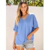 imageANRABESS Womens Oversized T Shirts Short Sleeve V Neck Summer Tops Casual Loose Basic Plain Tee Shirts 2025 Clothes OutfitsSky
