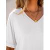 imageANRABESS Womens Oversized T Shirts Short Sleeve V Neck Summer Tops Casual Loose Basic Plain Tee Shirts 2025 Clothes OutfitsWhite
