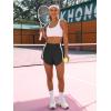 imageANRABESS Womens Running Shorts Quick Dry High Waisted Summer Athletic Workout Tennis Shorts Gym Sporty Lightweight ShortsBlack
