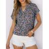 imageANRABESS Womens Short Sleeve Henley Tops V Neck Dressy Casual Loose Fit Shirts Summer Flowy Blouses 2025 Trendy ClothesBlue Purple Floral