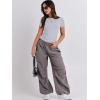imageANRABESS Womens Short Sleeve Summer T Shirts Crew Neck Slim Fit Basic Tees 2025 Crop Tops Y2k Clothes OutfitsLight Grey