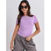 imageANRABESS Womens Short Sleeve Summer T Shirts Crew Neck Slim Fit Basic Tees 2025 Crop Tops Y2k Clothes OutfitsPurple