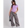 imageANRABESS Womens Short Sleeve Summer T Shirts Crew Neck Slim Fit Basic Tees 2025 Crop Tops Y2k Clothes OutfitsPurple