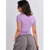 imageANRABESS Womens Short Sleeve Summer T Shirts Crew Neck Slim Fit Basic Tees 2025 Crop Tops Y2k Clothes OutfitsPurple
