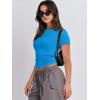 imageANRABESS Womens Short Sleeve Summer T Shirts Crew Neck Slim Fit Basic Tees 2025 Crop Tops Y2k Clothes OutfitsRoyal Blue