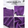 imageANRABESS Womens Short Sleeve Sweaters Wool Blend Crew Neck Sweater Shirts Business Casual Work Tops 2025 Summer OutfitsDeep Purple