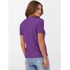 imageANRABESS Womens Short Sleeve Sweaters Wool Blend Crew Neck Sweater Shirts Business Casual Work Tops 2025 Summer OutfitsDeep Purple