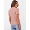 imageANRABESS Womens Short Sleeve Sweaters Wool Blend Crew Neck Sweater Shirts Business Casual Work Tops 2025 Summer OutfitsFlesh Pink