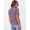 imageANRABESS Womens Short Sleeve Sweaters Wool Blend Crew Neck Sweater Shirts Business Casual Work Tops 2025 Summer OutfitsGrey Purple