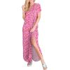 imageANRABESS Womens Summer Casual Loose Short Sleeve Long T Shirt Dress Split Maxi Beach Sundress Travel Vacation OutfitsFloral Pink